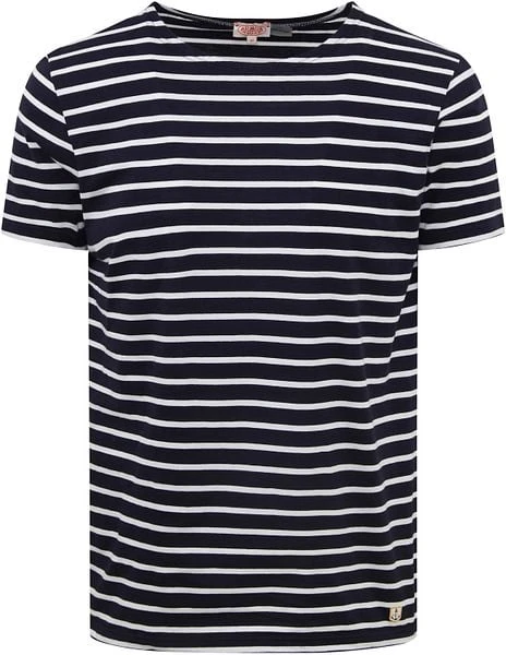 Armor-Lux Hoëdic T-Shirt Strepen Navy 7 Armor-Lux Hoëdic T-Shirt Strepen Navy - Afbeelding 5