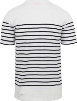 Armor-Lux Etel T-Shirt Strepen Wit 11 Armor-Lux Etel T-Shirt Strepen Wit -Kleding Kortingswinkel 77357 3