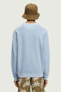 Scotch And Soda Pullover Structuur Lichtblauw -Kleding Kortingswinkel 77370 5