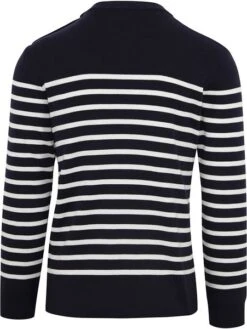 Armor-Lux Groix Trui Strepen Navy -Kleding Kortingswinkel 77372 4