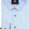 Suitable Overhemd Print Lichtblauw -Kleding Kortingswinkel 77405 4
