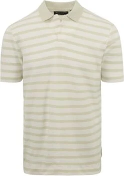 Marc O'Polo Poloshirt Streep Groen
