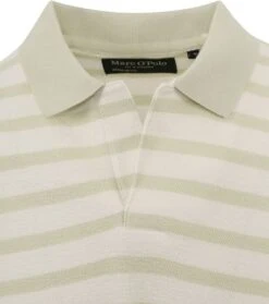 Marc O'Polo Poloshirt Streep Groen 11 Marc O'Polo Poloshirt Streep Groen -Kleding Kortingswinkel 77420 2