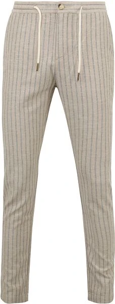 Scotch And Soda Warren Broek Streep Off-white