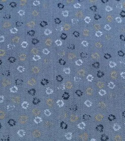 Olymp Luxor Shortsleeve Overhemd Figuren Blauw -Kleding Kortingswinkel 77454 4