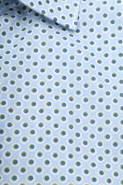 OLYMP Level 5 Overhemd Stippen Lichtblauw 10 OLYMP Level 5 Overhemd Stippen Lichtblauw -Kleding Kortingswinkel 77463 3