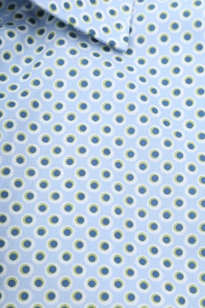 OLYMP Level 5 Overhemd Stippen Lichtblauw 5 OLYMP Level 5 Overhemd Stippen Lichtblauw - Afbeelding 3