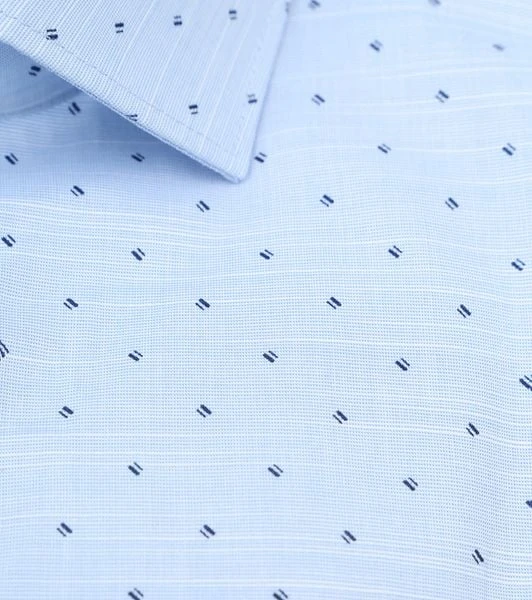 OLYMP Level 5 Overhemd Print Lichtblauw 8 OLYMP Level 5 Overhemd Print Lichtblauw - Afbeelding 6