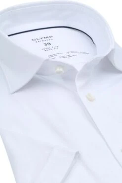 OLYMP Short Sleeve Overhemd Lvl 5 24/Seven Wit -Kleding Kortingswinkel 77466 2 1