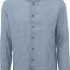 No-Excess No Excess Overhemd Linnen Blauw -Kleding Kortingswinkel 77483 1