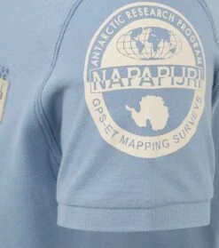 Napapijri Polo Amundsen Lichtblauw -Kleding Kortingswinkel 77491 4