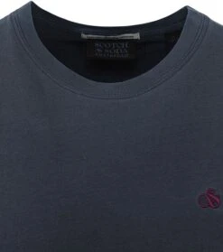 Scotch And Soda Scotch & Soda T-Shirt Jersey Navy -Kleding Kortingswinkel 77552 2