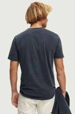 Scotch And Soda Scotch & Soda T-Shirt Jersey Navy -Kleding Kortingswinkel 77552 5
