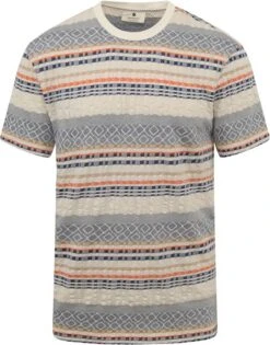 Anerkjendt Kikki T-shirt Print Ecru