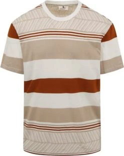 Anerkjendt Kikki T-shirt Strepen Beige -Kleding Kortingswinkel 77558 1 1