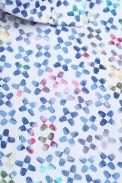 R2 Overhemd Print Blauw 13 R2 Overhemd Print Blauw -Kleding Kortingswinkel 77589 3 1