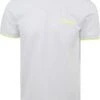 Sun68 T-Shirt Neon Stripe Wit 1 Sun68 T-Shirt Neon Stripe Wit -Kleding Kortingswinkel 77599 1
