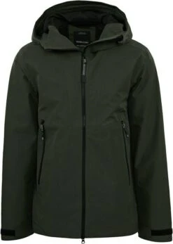 Didriksons Basil Jas Donkergroen -Kleding Kortingswinkel 77644 1 1