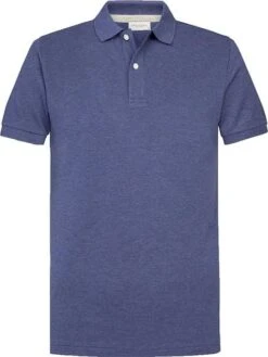 Profuomo Polo Indigoblauw Melange -Kleding Kortingswinkel 77676 1 1