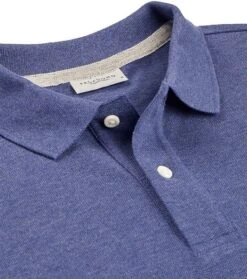 Profuomo Polo Indigoblauw Melange -Kleding Kortingswinkel 77676 2 1