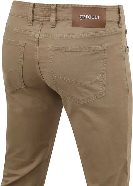 Gardeur Bill Broek Five Pocket Beige 5 Gardeur Bill Broek Five Pocket Beige - Afbeelding 3