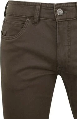 Gardeur Bill Broek Five Pocket Donkergroen -Kleding Kortingswinkel 77689 2 1