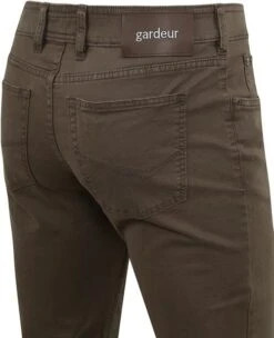 Gardeur Bill Broek Five Pocket Donkergroen -Kleding Kortingswinkel 77689 3