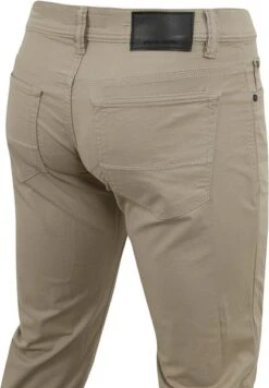 Pierre Cardin 5 Pocket Broek Antibes Vintage Kaki -Kleding Kortingswinkel 77691 3