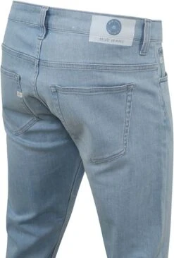 MUD Jeans Denim Slimmer Rick Lichtblauw -Kleding Kortingswinkel 77701 3