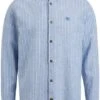 Vanguard Overhemd Linnen Strepen Blauw 1 Vanguard Overhemd Linnen Strepen Blauw -Kleding Kortingswinkel 77711 1