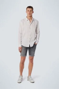 No-Excess No Excess Overhemd Linnen Wit 11 No-Excess No Excess Overhemd Linnen Wit -Kleding Kortingswinkel 77714 4