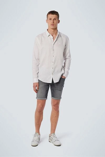 No-Excess No Excess Overhemd Linnen Wit 6 No-Excess No Excess Overhemd Linnen Wit - Afbeelding 4