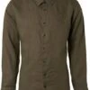 No-Excess No Excess Overhemd Linnen Army Groen