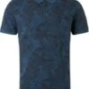 No-Excess No Excess Polo Print Carbon Blauw -Kleding Kortingswinkel 77719 1