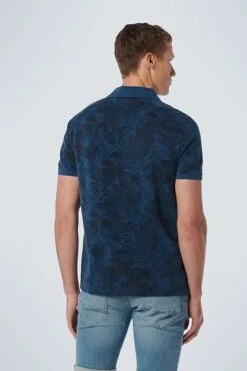 No-Excess No Excess Polo Print Carbon Blauw 10 No-Excess No Excess Polo Print Carbon Blauw -Kleding Kortingswinkel 77719 3
