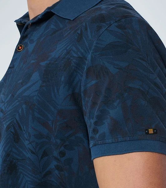 No-Excess No Excess Polo Print Carbon Blauw 7 No-Excess No Excess Polo Print Carbon Blauw - Afbeelding 5