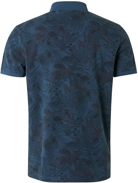 No-Excess No Excess Polo Print Carbon Blauw 8 No-Excess No Excess Polo Print Carbon Blauw - Afbeelding 6