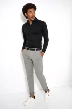 Desoto Overhemd Kent Zwart 12 Desoto Overhemd Kent Zwart -Kleding Kortingswinkel 77722 5