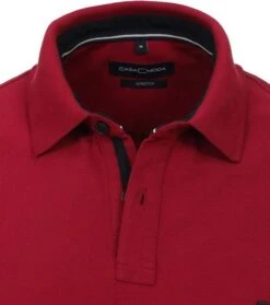 Casa Moda Polo Stretch Bordeaux 13 Casa Moda Polo Stretch Bordeaux -Kleding Kortingswinkel 77730 2 1