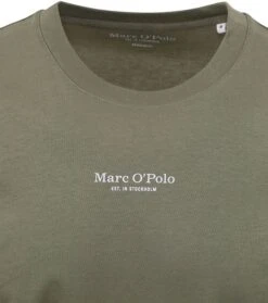 Marc O'Polo T-Shirt Logo Groen 13 Marc O'Polo T-Shirt Logo Groen -Kleding Kortingswinkel 77776 2 1