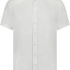 State Of Art Short Sleeve Overhemd Linnen Wit