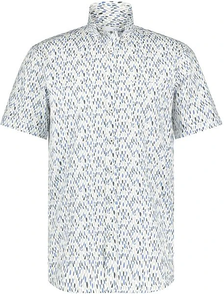 State Of Art Short Sleeve Overhemd Print Blauw 3 State Of Art Short Sleeve Overhemd Print Blauw