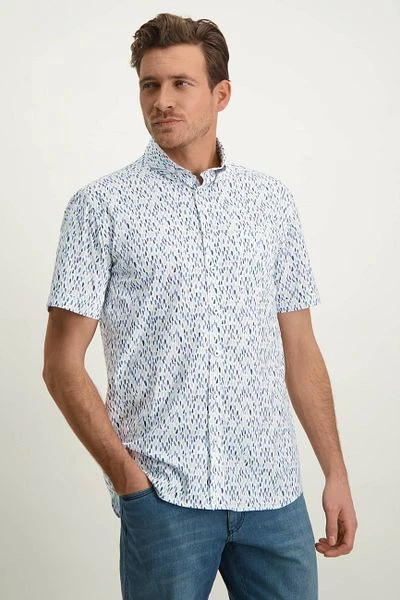 State Of Art Short Sleeve Overhemd Print Blauw 4 State Of Art Short Sleeve Overhemd Print Blauw - Afbeelding 2