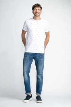 Petrol T-Shirt Haaien Wit -Kleding Kortingswinkel 77828 4