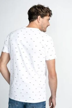 Petrol T-Shirt Haaien Wit -Kleding Kortingswinkel 77828 5