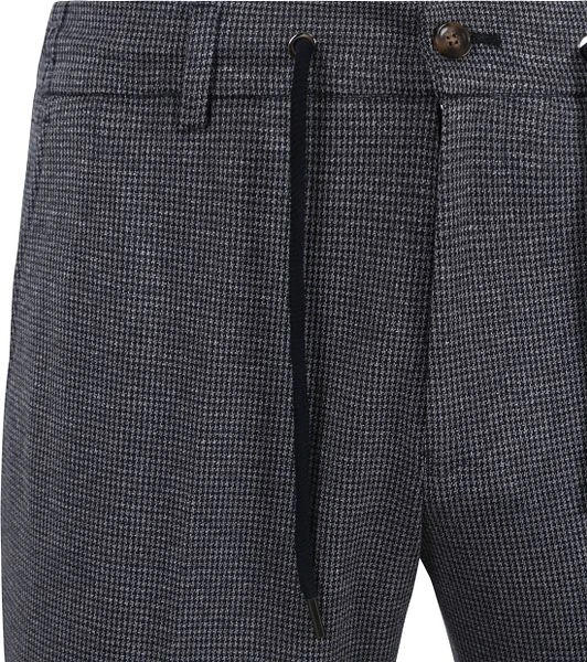 Suitable Pantalon Jersey Pied De Poule Navy 4 Suitable Pantalon Jersey Pied De Poule Navy - Afbeelding 2