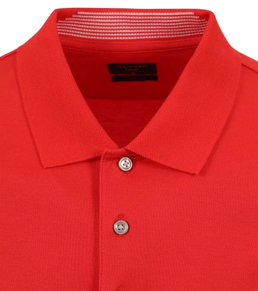 OLYMP Poloshirt Rood 4 OLYMP Poloshirt Rood - Afbeelding 2