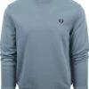 Fred Perry Sweater Logo Mid Blauw 1 Fred Perry Sweater Logo Mid Blauw -Kleding Kortingswinkel 77914 1