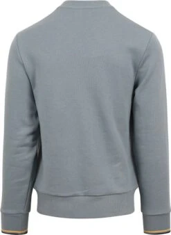 Fred Perry Sweater Logo Mid Blauw 12 Fred Perry Sweater Logo Mid Blauw -Kleding Kortingswinkel 77914 5