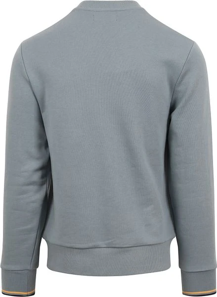 Fred Perry Sweater Logo Mid Blauw 7 Fred Perry Sweater Logo Mid Blauw - Afbeelding 5